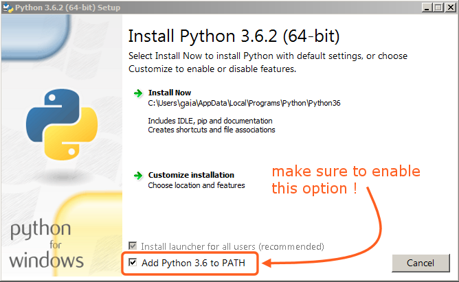 python installazione